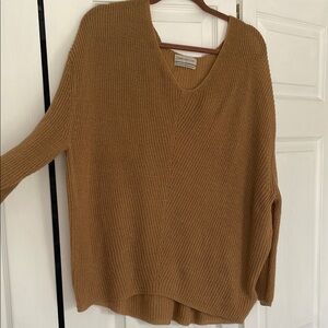 Cozy Brown Urban Outfitters V-Neck Sweater